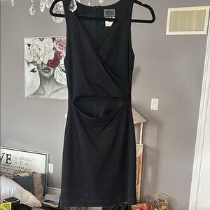 Versace Jeans Black cut out Dress 26/40